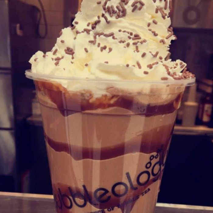 Mocha closeup from Bubbleology